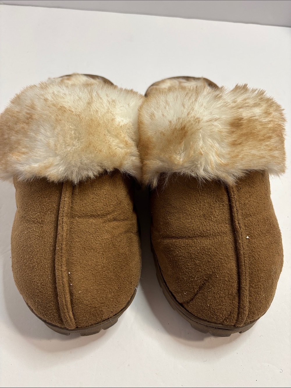 Sporto Women's Jasmine 2 Suede Slippers Chestnut Sz 7-8 NWOT